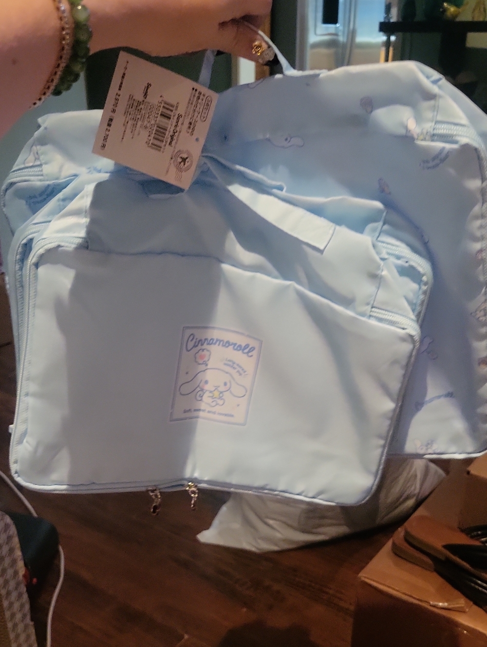 Sanrio Cinnamoroll 3 Piece Packing Cube Set
